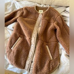 Abercrombie and Fitch shearling jacket
